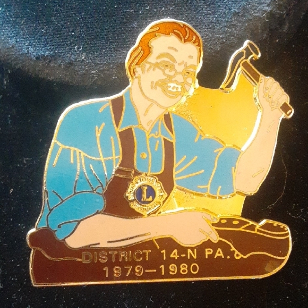 Vintage District 14-N PA Pin